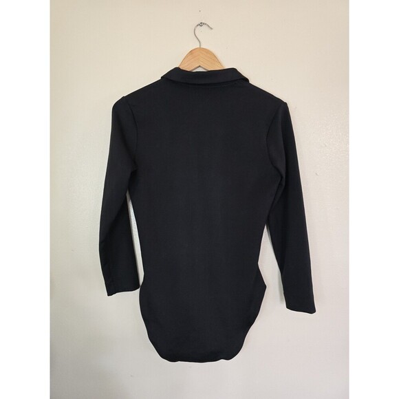 Nike DRI-FIT Forever Tucked Womens Polo Bodysuit Size Small Black - Picture 5 of 10